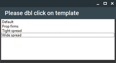 SharpTrader arbitrage software -preseted templates 