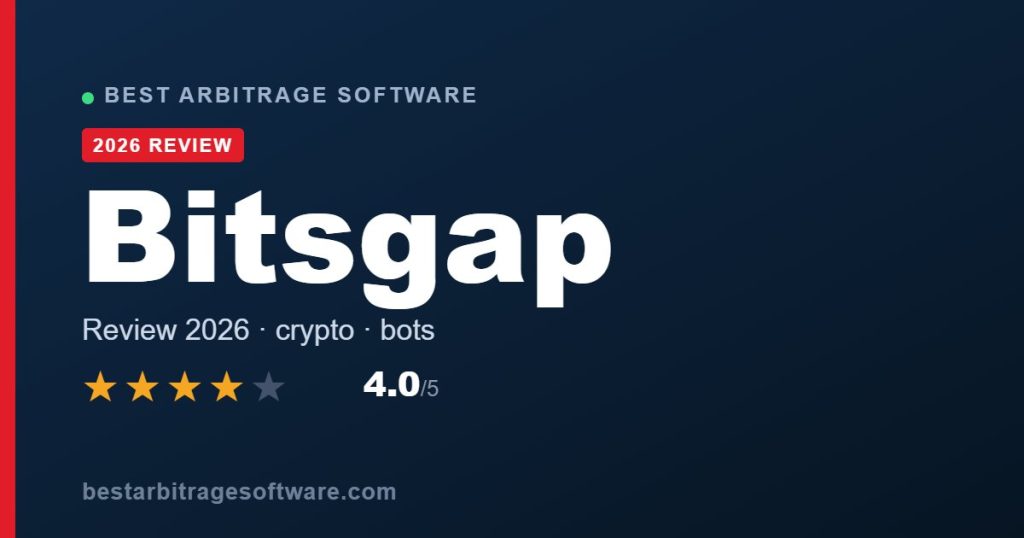 Bitsgap review 2026 - crypto trading bot platform