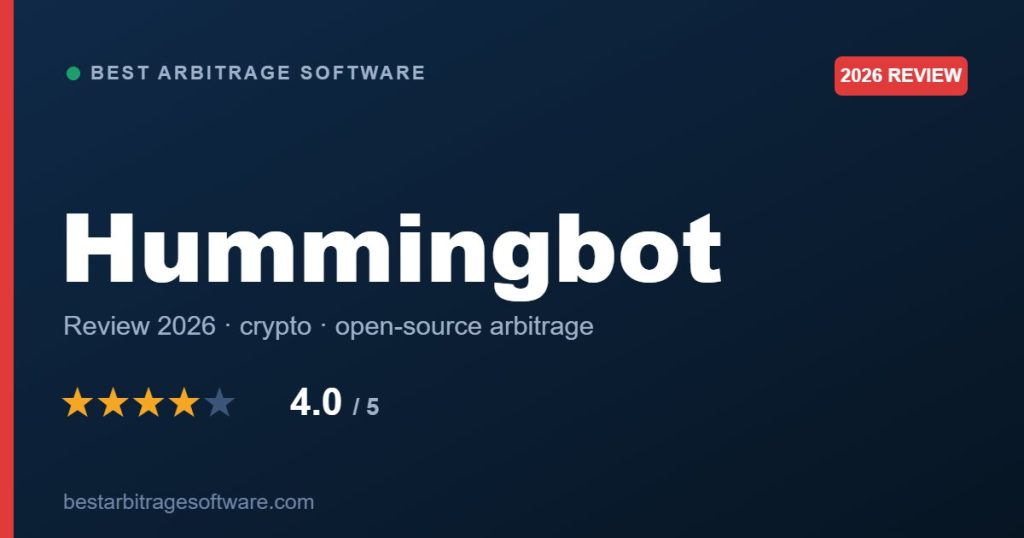 Hummingbot review 2026 - free open-source crypto arbitrage bot