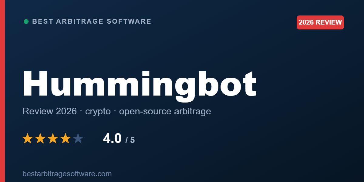 Hummingbot review 2026 - free open-source crypto arbitrage bot