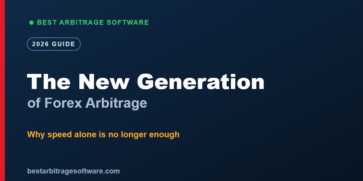 The new generation of forex arbitrage - why speed alone is no longer enough