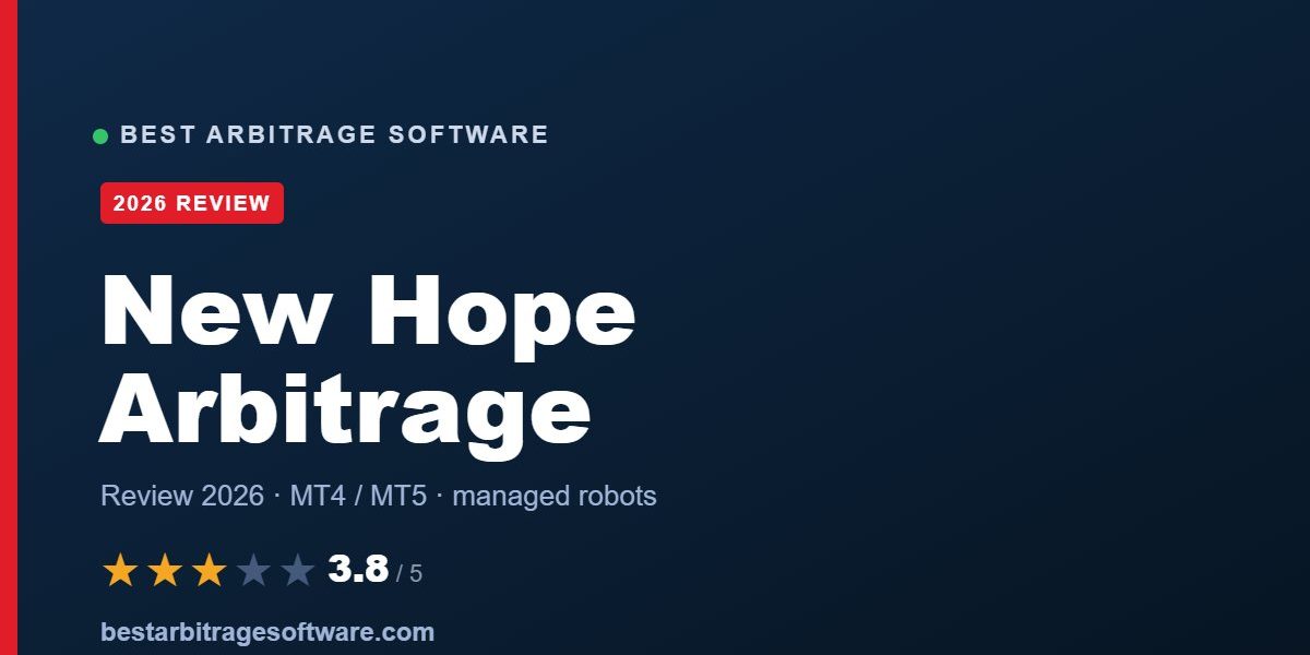 New Hope arbitrage software review 2026 - Best Arbitrage Software, rated 3.8 out of 5