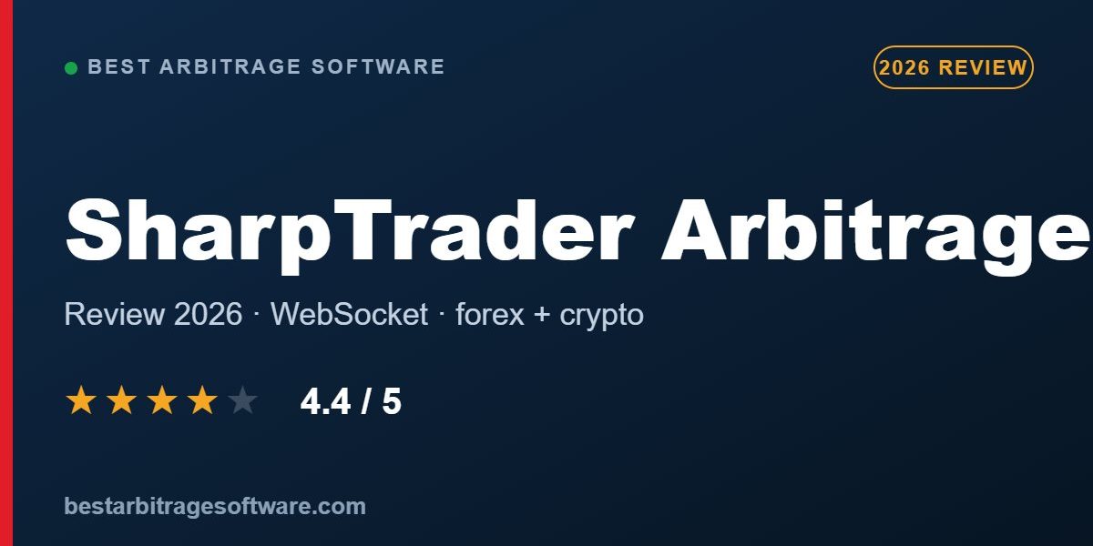 SharpTrader Arbitrage software review 2026 by Best Arbitrage Software